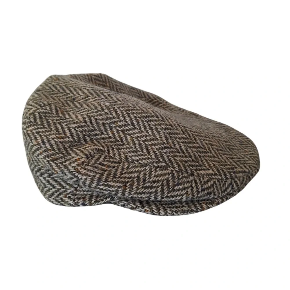 Hats‎ Ireland Donegal Tweed Pure Wool Newsboy Cabbie Flat Cap Hat 50